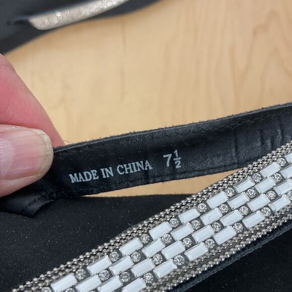 Yellow Box Almeta Smoke Flip Flops Jeweled Beaded Platform Sandals Size 7.5 - Picture 5 of 6